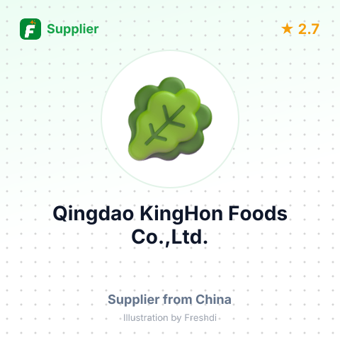 Qingdao KingHon Foods Co.,Ltd. – summary card, no photo uploaded yet