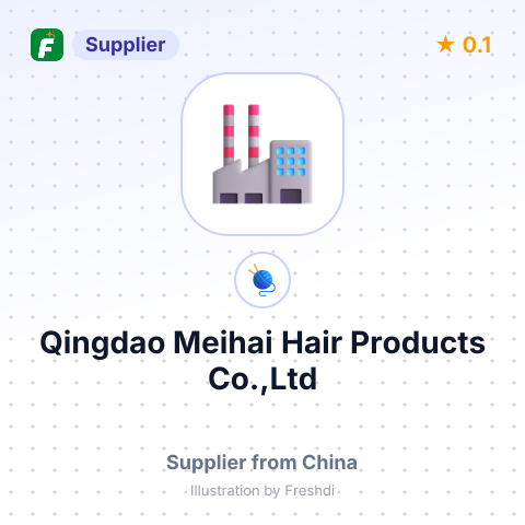 Qingdao Meihai Hair Products Co.,Ltd – summary card, no photo uploaded yet