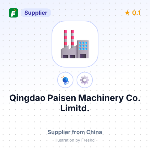Qingdao Paisen Machinery Co., Limitd. – summary card, no photo uploaded yet