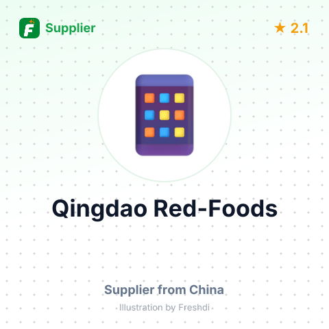 Qingdao Red-Foods – summary card, no photo uploaded yet