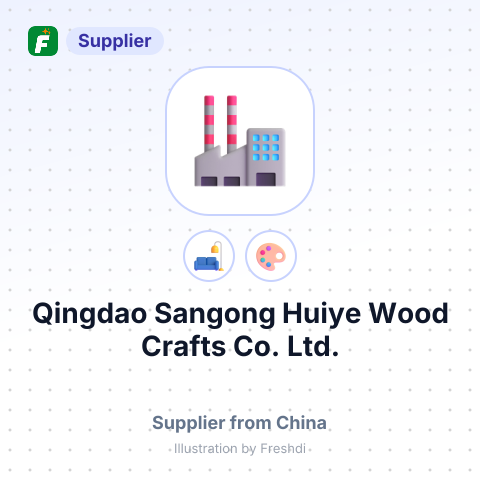 Qingdao Sangong Huiye Wood Crafts Co.,Ltd. – summary card, no photo uploaded yet
