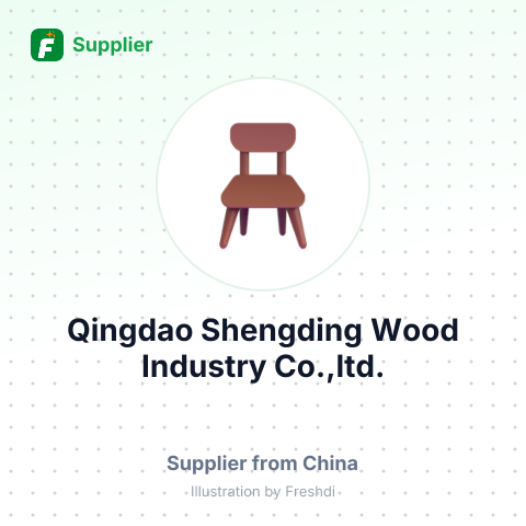 Qingdao Shengding Wood Industry Co.,ltd. – summary card, no photo uploaded yet