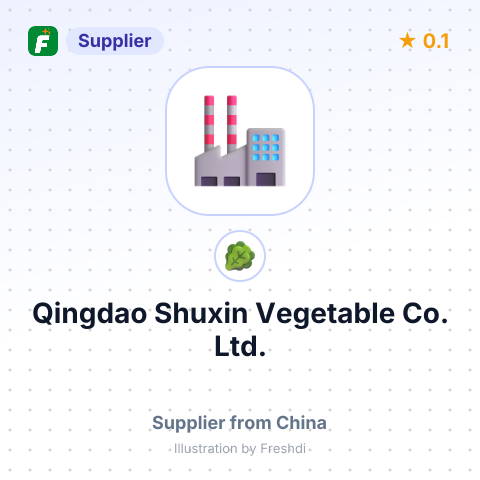 Qingdao Shuxin Vegetable Co., Ltd. – summary card, no photo uploaded yet