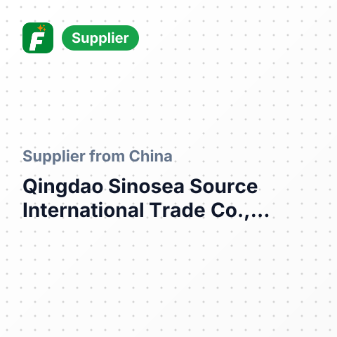 Qingdao Sinosea Source International Trade Co.,... – summary card, no photo uploaded yet