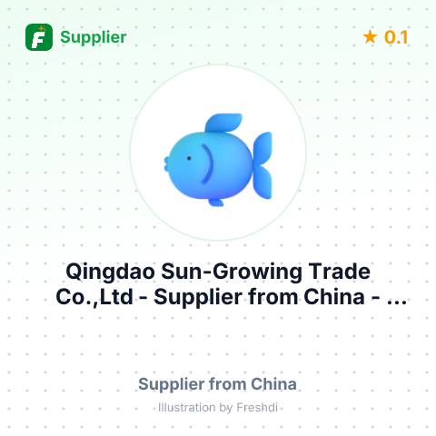 Qingdao Sun-Growing Trade Co.,Ltd – summary card, no photo uploaded yet