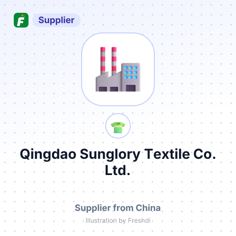 Qingdao Sunglory Textile Co., Ltd. – summary card, no photo uploaded yet