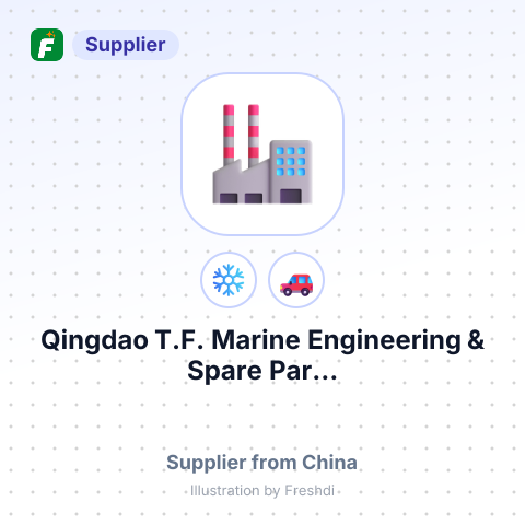 Qingdao T.F. Marine Engineering & Spare Par... – summary card, no photo uploaded yet