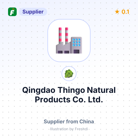 Qingdao Thingo Natural Products Co., Ltd. – summary card, no photo uploaded yet