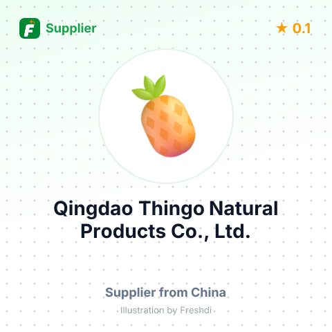 Qingdao Thingo Natural Products Co., Ltd.  – summary card, no photo uploaded yet