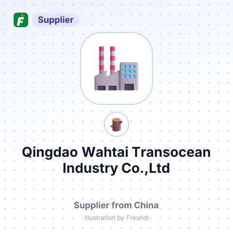Qingdao Wahtai Transocean Industry Co.,Ltd – summary card, no photo uploaded yet