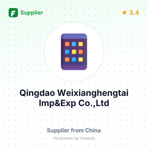 Qingdao Weixianghengtai Imp&Exp Co.,Ltd – summary card, no photo uploaded yet