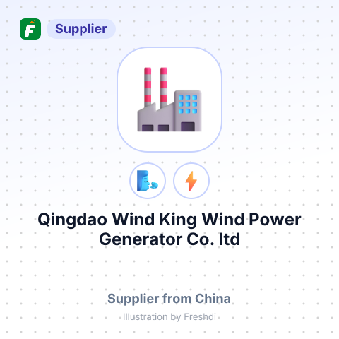 Qingdao Wind King Wind Power Generator Co.,ltd – summary card, no photo uploaded yet