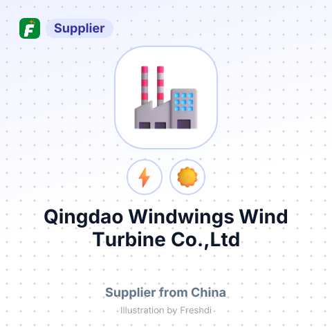 Qingdao Windwings Wind Turbine Co.,Ltd – summary card, no photo uploaded yet