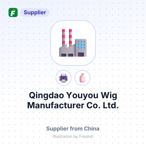 Qingdao Youyou Wig Manufacturer Co., Ltd. – summary card, no photo uploaded yet