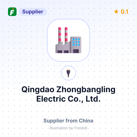 Qingdao Zhongbangling Electric Co., Ltd. – summary card, no photo uploaded yet
