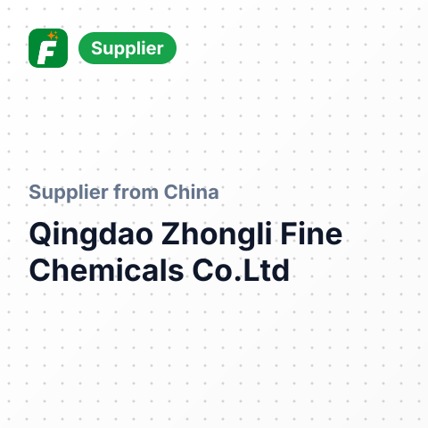 Qingdao Zhongli Fine Chemicals Co.Ltd – summary card, no photo uploaded yet