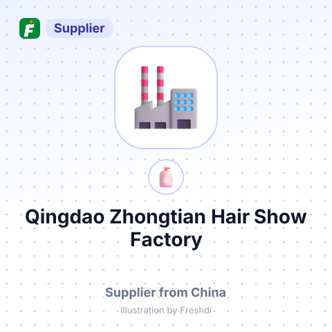 Qingdao Zhongtian Hair Show Factory – summary card, no photo uploaded yet