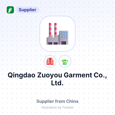 Qingdao Zuoyou Garment Co., Ltd. – summary card, no photo uploaded yet