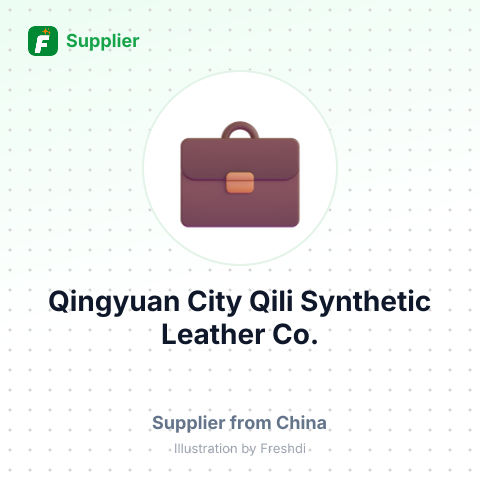 Qingyuan City Qili Synthetic Leather Co. – summary card, no photo uploaded yet