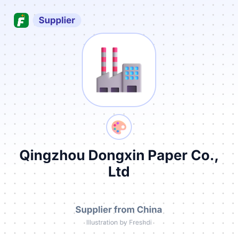 Qingzhou Dongxin Paper Co., Ltd – summary card, no photo uploaded yet