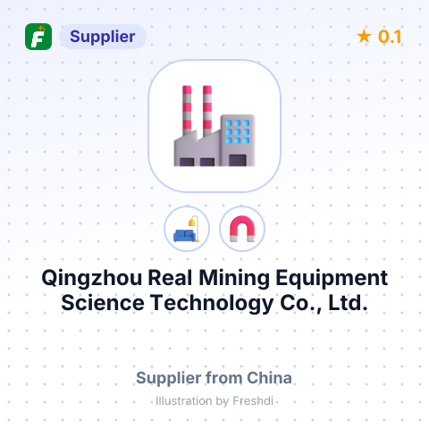 Qingzhou Real Mining Equipment Science Technology Co., Ltd. – summary card, no photo uploaded yet