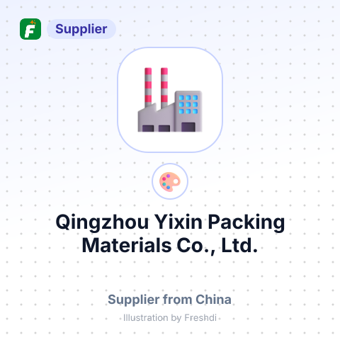 Qingzhou Yixin Packing Materials Co., Ltd. – summary card, no photo uploaded yet