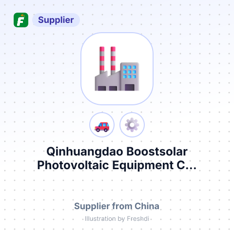 Qinhuangdao Boostsolar Photovoltaic Equipment C... – summary card, no photo uploaded yet