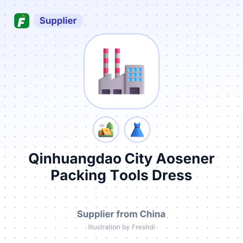 Qinhuangdao City Aosener Packing Tools Dress Incorporated Corporation – summary card, no photo uploaded yet