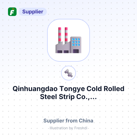Qinhuangdao Tongye Cold Rolled Steel Strip Co.,... – summary card, no photo uploaded yet