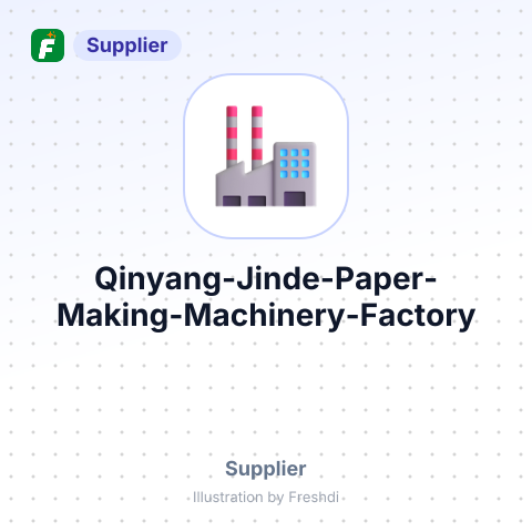 Qinyang Jinde Paper Making Machinery Factory – summary card, no photo uploaded yet