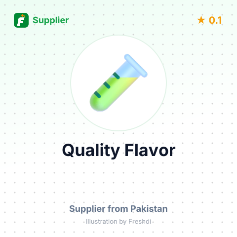 Quality Flavor  – summary card, no photo uploaded yet