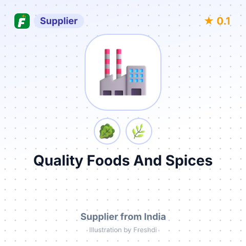 Quality Foods And Spices – summary card, no photo uploaded yet