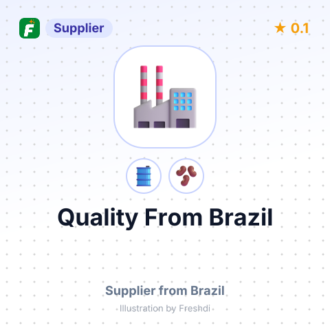 Quality From Brazil  – summary card, no photo uploaded yet