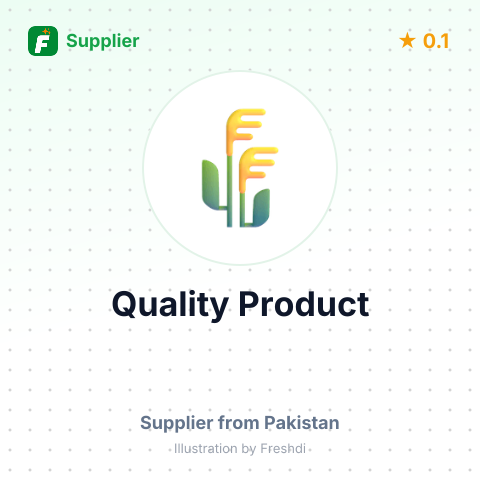 Quality Product  – summary card, no photo uploaded yet