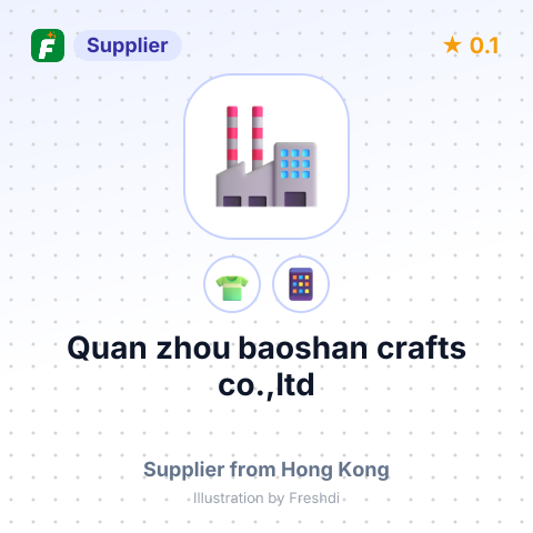 Quan zhou baoshan crafts co.,ltd – summary card, no photo uploaded yet