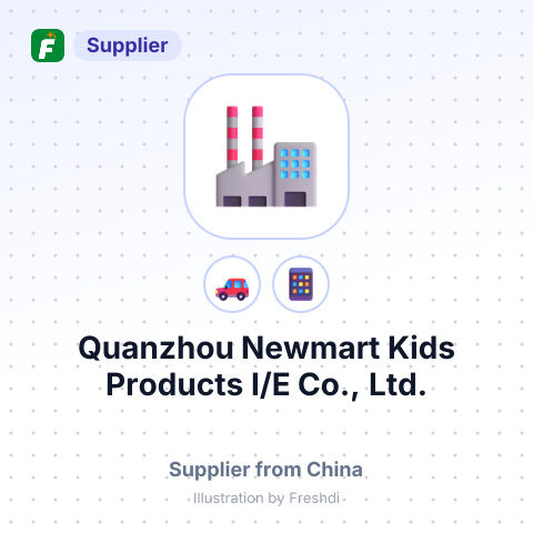 Quanzhou Newmart Kids Products I/E Co., Ltd. – summary card, no photo uploaded yet