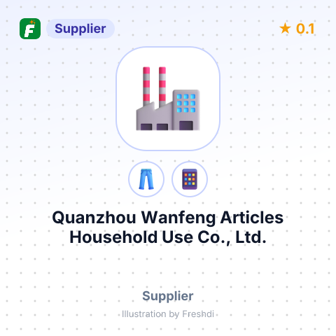 Quanzhou Wanfeng Articles Household Use Co., Ltd. – summary card, no photo uploaded yet