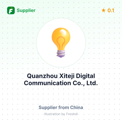 Quanzhou Xiteji Digital Communication Co., Ltd.  – summary card, no photo uploaded yet