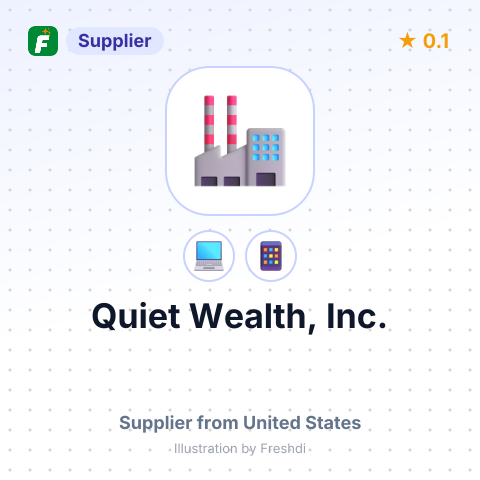 Quiet Wealth, Inc. – summary card, no photo uploaded yet