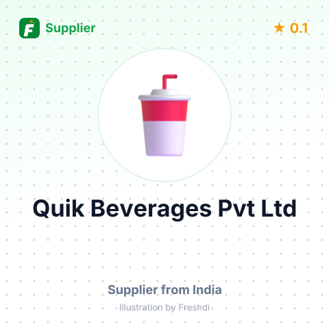 Quik Beverages Pvt Ltd  – summary card, no photo uploaded yet