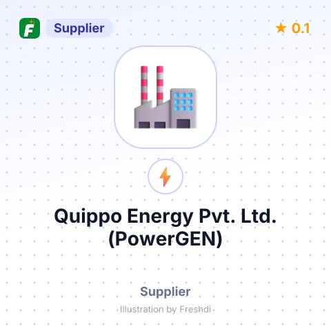 Quippo Energy Pvt. Ltd. (PowerGEN) – summary card, no photo uploaded yet