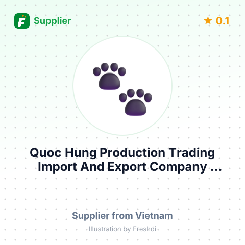 Quoc Hung Production Trading Import And Export Company Limited  – summary card, no photo uploaded yet