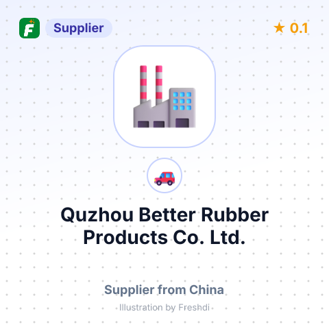Quzhou Better Rubber Products Co., Ltd. – summary card, no photo uploaded yet