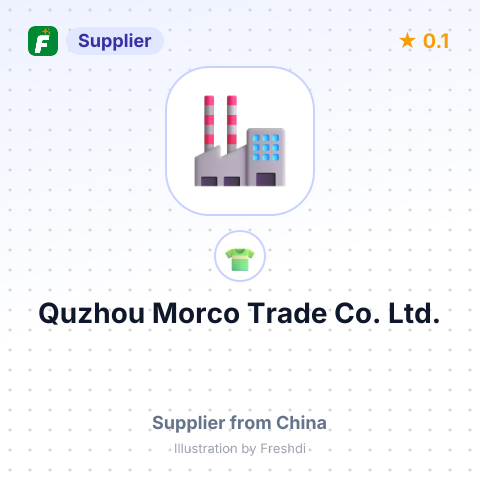 Quzhou Morco Trade Co., Ltd. – summary card, no photo uploaded yet