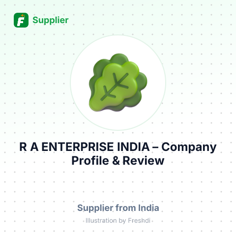 R A ENTERPRISE INDIA – summary card, no photo uploaded yet