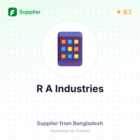 R A Industries  – summary card, no photo uploaded yet