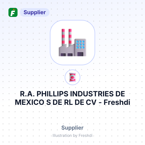 R.A. PHILLIPS INDUSTRIES DE MEXICO S DE RL DE CV – summary card, no photo uploaded yet