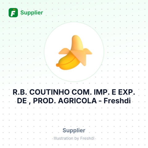 R.B. COUTINHO COM. IMP. E EXP. DE , PROD. AGRICOLA – summary card, no photo uploaded yet