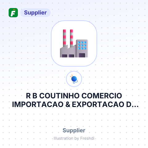 R B COUTINHO COMERCIO IMPORTACAO & EXPORTACAO DE PRODUTOS AGRICOLA LTDA – summary card, no photo uploaded yet