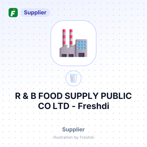 R & B FOOD SUPPLY PUBLIC CO LTD – summary card, no photo uploaded yet